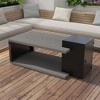 FUFU&GAGA Safe & Stylish Propane Fire Pit Coffee Table: Propane Heat, Ambient Glow – Transform Your Living Room - 2 of 4