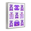 Stupell Industries Purple Glam Gummy Candy Framed Giclee Art, Gray, 24" x 30" - 2 of 4