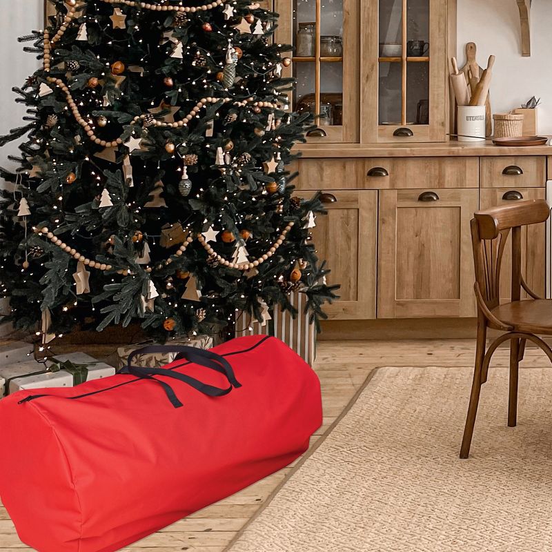 Northlight 36" Multi-Use Large Holiday Storage Bag - For Garlands, Trees, Lights, Inflatables and More, 4 of 5