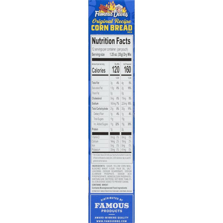 Famous Dave's Cornbread Mix - 15oz, 2 of 4