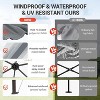 10x10 FT Pop Up Canopy Tent, Gazebo with Mosquito Netting, Adjustable Height Outdoor Gazebo - 3 of 4