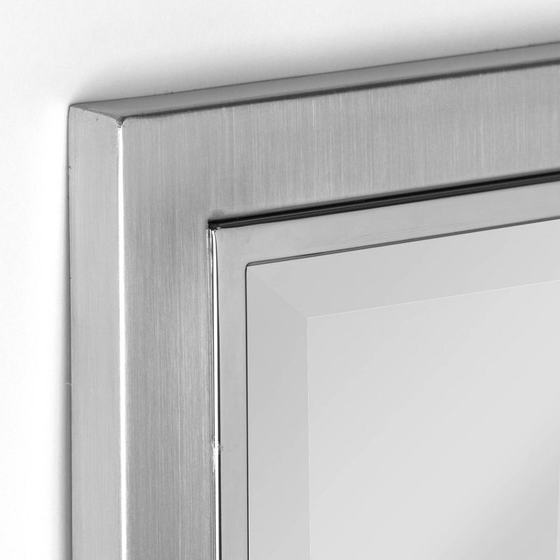 24&#34; x 30&#34; Classic Brushed Mirror Nickel/Chrome - Head West, 4 of 6