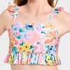 Girls' Soft Spring Floral Bikini Set - Cat & Jack™ - 3 of 3