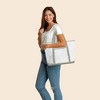 Dalix 23" Premium 24 oz. Cotton Canvas Shopping Tote Bag - 4 of 4