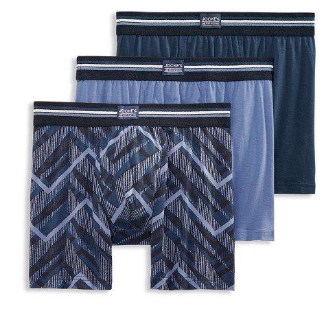 Jockey Generation™ Boys' 3pk Stretch Boxer Briefs - Blue/Gray/Black XL