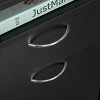 GlasFlength File Cabinets 2 Drawer File Cabinet Rolling Cabinet Mobile File Cabinet with Open Storage for Home Office, Black, 15.7"*13.8"*23.6" - 4 of 4