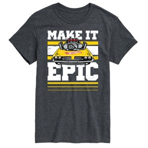 Men's - Hot Wheels - Make It Epic- Men's Short Sleeve T-Shirt Short Sleeve Graphic T-Shirt - 1 of 3