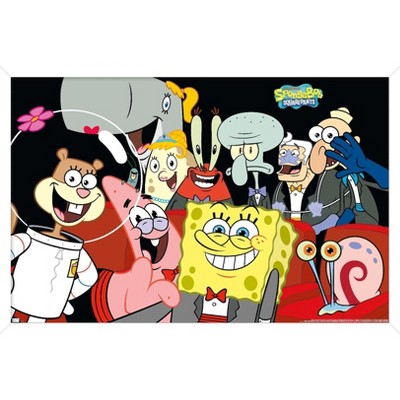 Trends International Nickelodeon Spongebob 25th - Shelfie Framed Wall Poster Prints