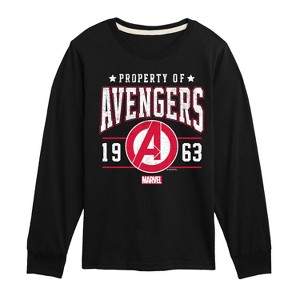 Boys' - Marvel - Avengers Property Of Long Sleeve Graphic T-Shirt - 1 of 4