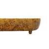 Antique Ball Footed Vanity Tray Brass Cast Iron by Foreside Home & Garden - 3 of 4