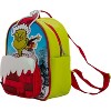 AI ACCESSORY INNOVATIONS The Grinch Mini Cosplay PU Backpack Purse, Shoulder Bag with Epoxy Filled Metal Max Charm, 10.5 Inch - 2 of 4