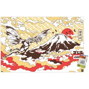 Trends International Godzilla - Mountain Unframed Wall Poster Prints - 1 of 4