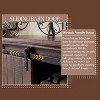 47″ Farmhouse 5 Drawer Dresser with Sliding Barn Doors & Adjustable Shelves, Rustic Wood Dressers Organizer for Bedroom, Kitchen, Hallway - 4 of 4