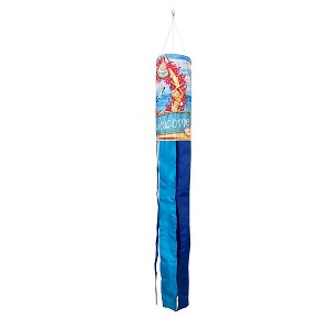 Briarwood Lane Spring Coral Wreath Windsock Wind Twister 40x6 For Spring Wind Spinner - 1 of 2