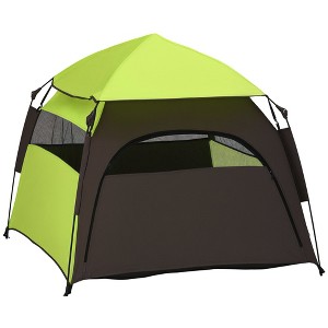 Skyzone Portable Pet Tent for Dogs & Cats - Water Resistant 420D Oxford Fabric, Outdoor Shade - 1 of 4