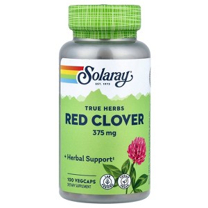 Solaray True Herbs, Red Clover, 375 mg, 100 VegCaps - 1 of 4