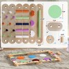 VisioGear Balance Boards, Kids Balance Board with Stepping Stones, Balance Beam for Indoor Obstacle Course, Multicolored, 51.1"*45.3"*3.3" - 2 of 4