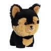 Aurora Small Yorkie Teddy Pets Playful Stuffed Animal Black 7" - 2 of 4