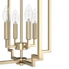 Hunter Fans 14" Zoanne Ceiling Light Pendant Alturas Gold Finish - 4 Bulb Dimmable Glam Fixture for Indoor Spaces - 2 of 4