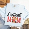 Simply Sage Market Women's Softball Mom Teddy Bear Short Sleeve Garment Dyed Tee - 3 of 4