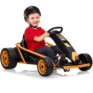 Jojoka 24V 9Ah Kids Ride On Go Kart Toy,High Speed 8.1MPH Drifting Car with 2x300W Motors - 1 of 4