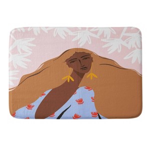 Maritza Lisa Woman Looking Back Bath Rug - Deny Designs - 1 of 3