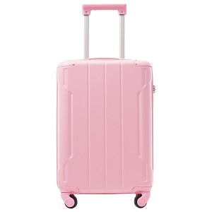 Whisen 28” Expandable ABS Hardshell Checked Luggage Suitcase with 3-Dial TSA Lock, Double Spinner Wheels - 1 of 4