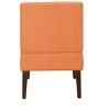 NicBex Plush Armless Accent Chair,Upholstered Living Room Chairs with Supportive Backrest and Wood Legs,Accent Chairs for Living Room - 3 of 4