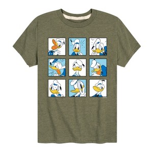 Boys' - Disney - Donald Grid Short Sleeve Graphic T-Shirt - 1 of 4