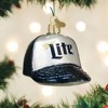 Old World Christmas 2.5 Inch Miller Lite Baseball Cap Ornament Beer Tree Ornaments - 3 of 3