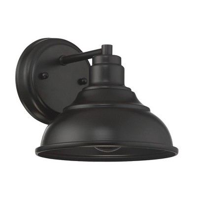 Dunston English Bronze 1-Light Outdoor Wall Lantern