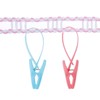Unique Bargains Plastic Portable Windproof Non-Slip Clothes Drying Rope with Clips 1 Pc - 4 of 4