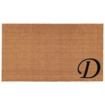 Calloway Mills 153621830D Urban Chic Monogram Doormat 17 In. x 29 In. (Letter D)