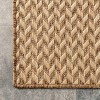 Camryn Abstract Herringbone Indoor and Outdoor Rug - nuLOOM - image 4 of 4