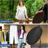 Boersma 80cm Light Reflector with Handle 5 in 1 Foldable Round Light Diffuser, Silver/Gold/White/Black for Studio or Outdoor Photo Lighting - 2 of 4