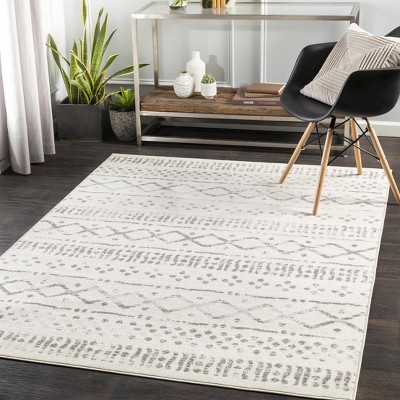 Hauteloom Rectangle Area Rug   Medium Gray