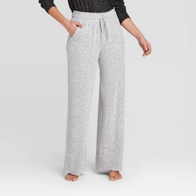 Women's Perfectly Cozy Wide Leg Lounge Pants - Stars Above™ Light Gray L :  Target