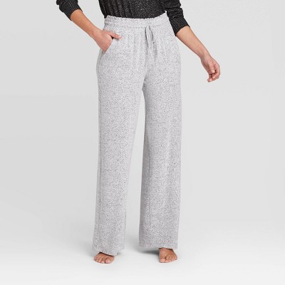 Women's Perfectly Cozy Wide Leg Lounge Pants - Stars Above™ Light Gray M :  Target