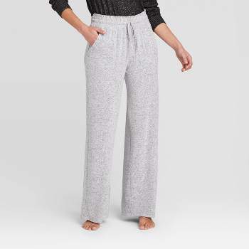 Women's Perfectly Cozy Wide Leg Lounge Pants - Stars Above™ Light Gray XL
