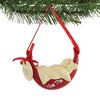 Snowbabies 2.0 Inch Rock-A-Bye Baby 1St Ornament Cradle Blanket Tree Ornaments - 3 of 3