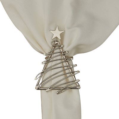 Kate Aspen Sparkling Snowflake Napkin Ring (Set of 4)