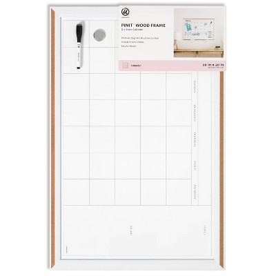 Smart Weekly Planner Dry Erase Board with 4 Markers