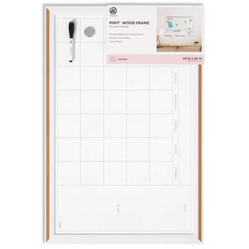 VEVOR Dry Erase Calendar for Wall, 36 x 24 Inches Whiteboard Calendar, Monthly Planner Magnetic Dry Erase Board, 1 Magnetic Erase & 2 Dry Erase