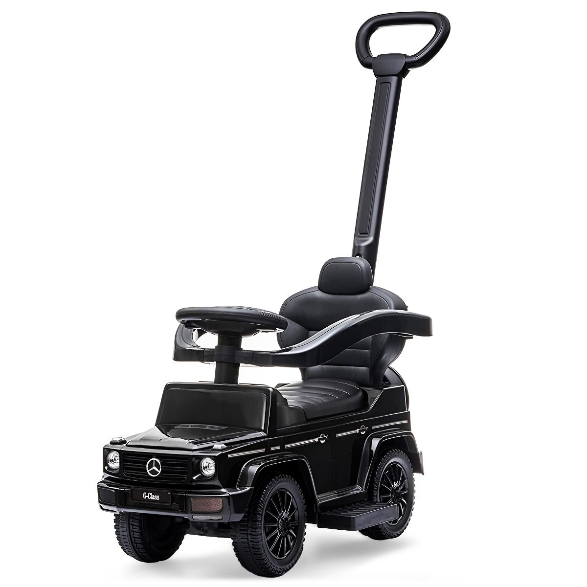 Best Ride On Cars Kids Outdoor Stroller Mercedes G-Wagon 3 in 1 Push Car - thumbnail 10