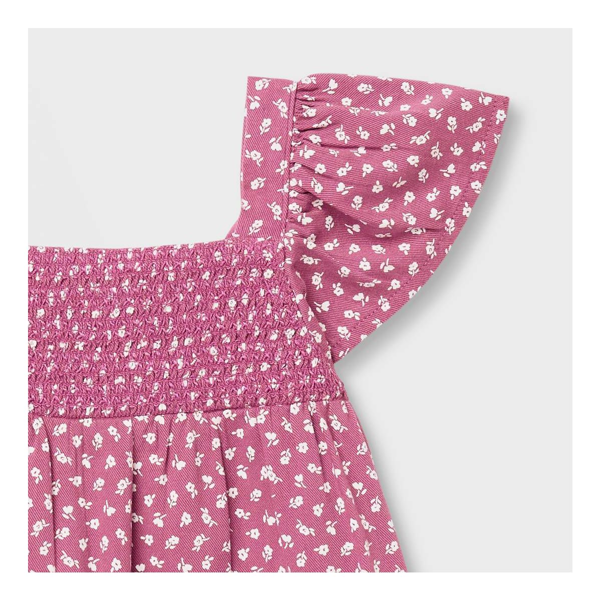 Toddler Girls' Floral Smocked Short Sleeve Dress - Cat & Jack™ - thumbnail 8