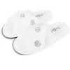 Jessica Simpson Womens Cross Band Plush Slide Slipper Slide - 4 of 4