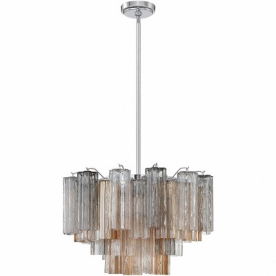 Crystorama Lighting Addis 9 - Light Chandelier in  Polished Chrome