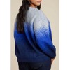 ELOQUII Fuzzy Ombre Sweater - 3 of 4