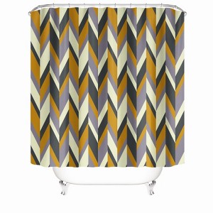 Vertical Stripes Shower Curtains for Bathroom Waterproof Fabric Bath Curtain Durable Soft Stylish Bathroom Decor 72x72 Inch - 1 of 1