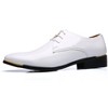 Santimon Dress Shoes Mens Classic Pointed-Toe Patent Leather Lace-up Formal Oxford Shoes - 2 of 4